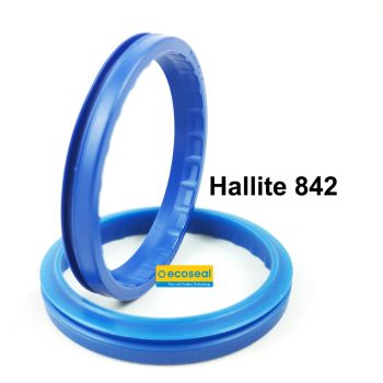Wiper seal Hallite T842 Hythane flapped dust wiper 140X155X9.50