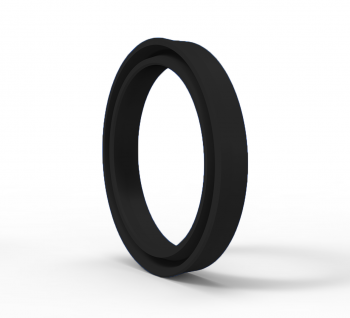 U-cup K21 U-RING 19.05X23.9X4.81 NBR  ซีลลูกสูบ-ซีลแกน กระบอกไฮดรอลิก