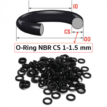 O-Ring NBR Cross Section 1-1.5 mm