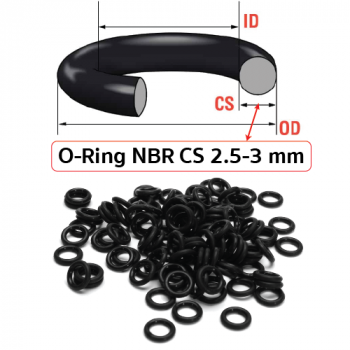 O-Ring NBR Cross Section 2.5-3 mm