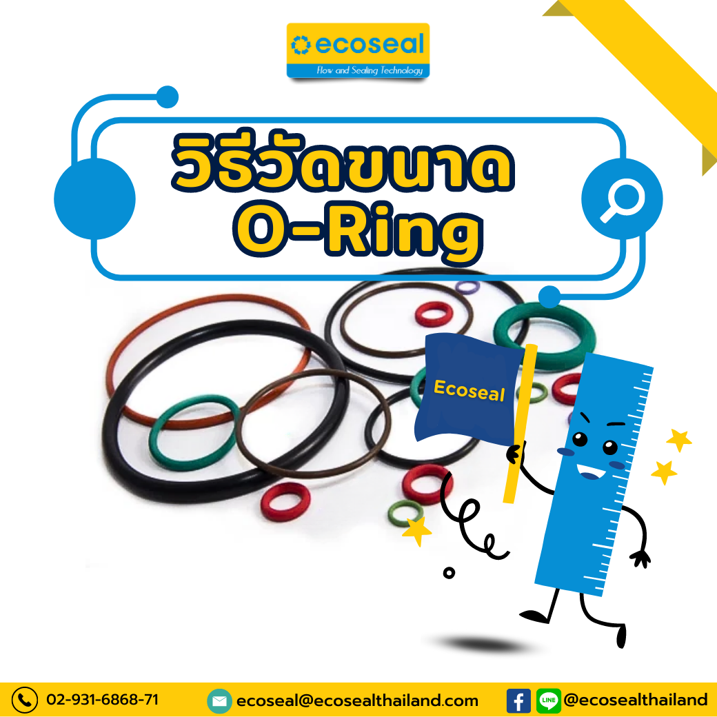 How to measure O-Ring วิธีวัดขนาด  โอริง