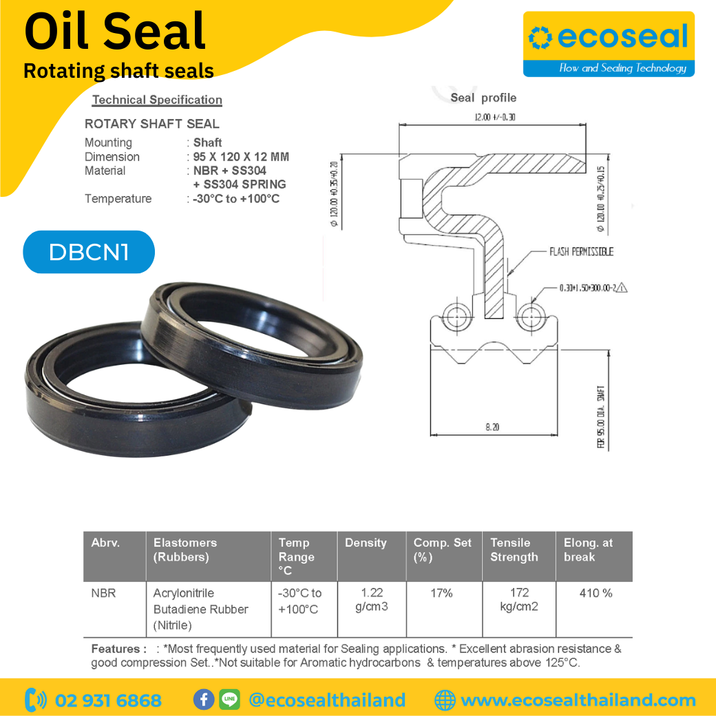 Oil Seal Rotating shaft seals DBCN1