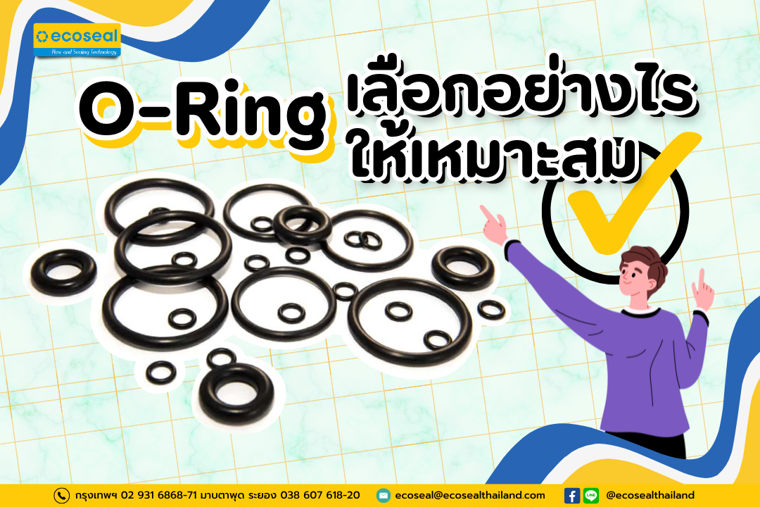 O-Ring เลือกอย่างไร ให้เหมาะสม